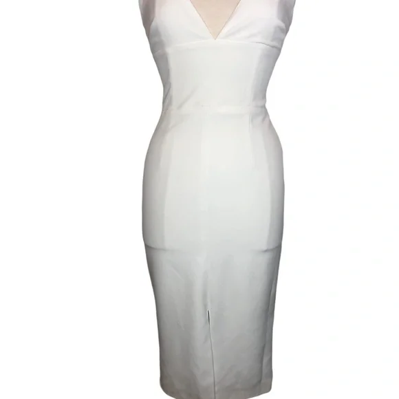 Bianca and Bridgett White Bodycon Dress - Picture 5 of 11